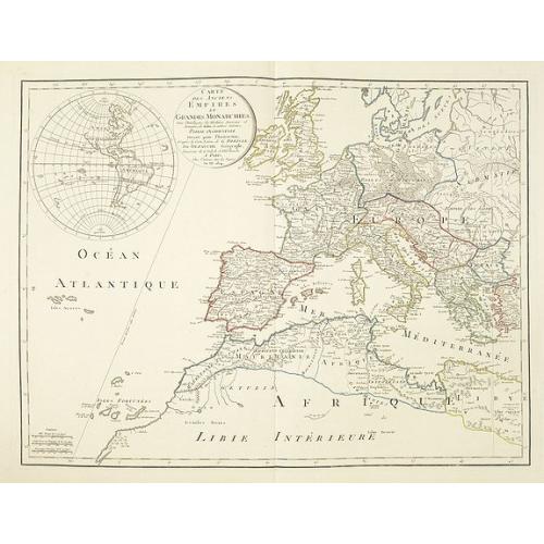 Old map image download for Carte des Anciens Empires et Grandes Monarchies pour l'Intelligence des Histoires ancienne et Romaine, de Rollin et autres auteurs. . .
