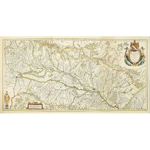 Old map image download for Alsatia Landgraviatus cum Suntgoia et Brisgoia.