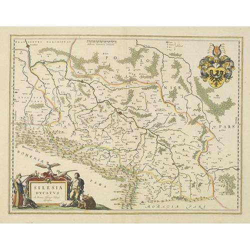 Old map image download for Silesia Ducatus..