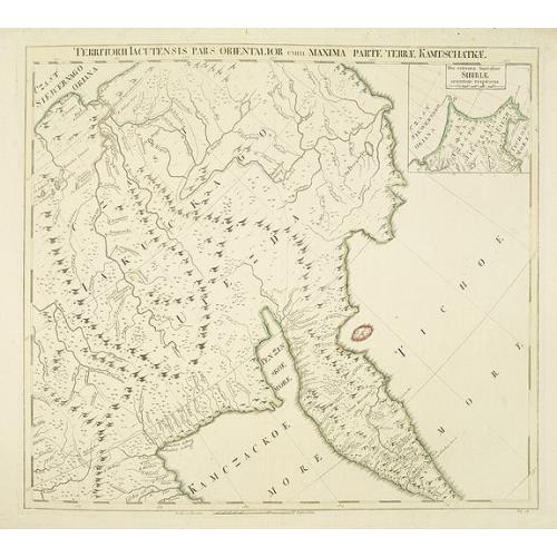 Old map image download for Territorii Iacutensis pars orientalior cum maxima parte terrae Kamtschatkae.