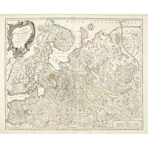 Old map image download for Partie Septentrionale de la Russie Européenne . . .