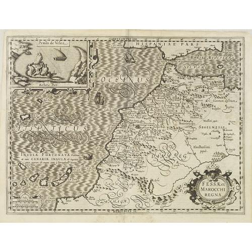 Old map image download for Fessae et Marocchi Regna.