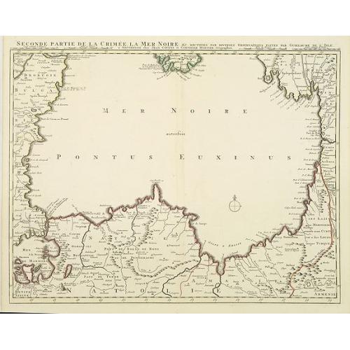Old map image download for Seconde partie de la Crimee la Mer Noire. . .