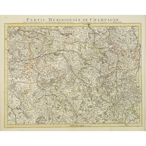 Old map image download for Partie Meridionale De Champagne. . .