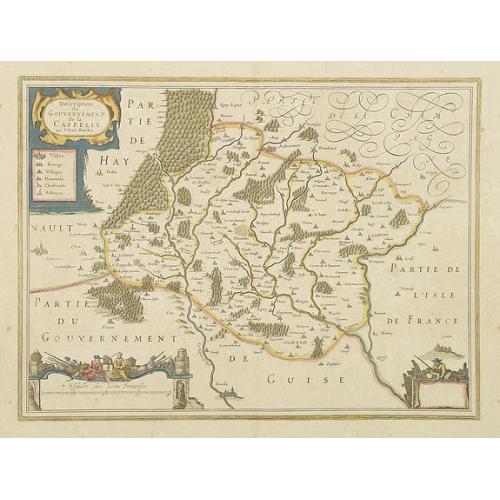 Old map image download for Description du Gouvernement de la CAPPELLE. Par P. Petit Bourbon.