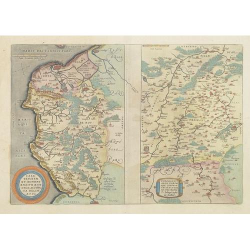 Old map image download for Caletensium et Bononiensium.. / Veromandorum. . .