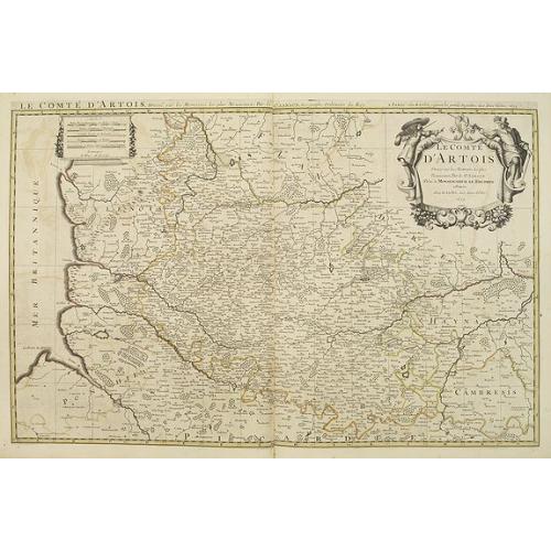 Old map image download for Le comte d'Artois dresse sur les memoires les plus nouveaux. . .