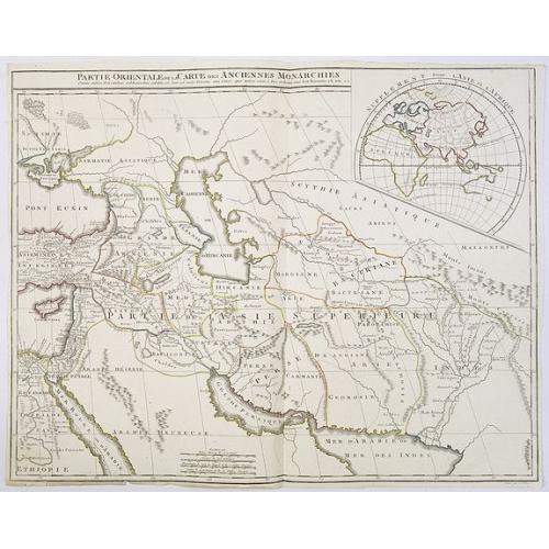 Old map image download for Partie Orientale de la Carte des Anciennes Monarchies. . .