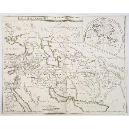 Partie Orientale de la Carte des Anciennes Monarchies. . .