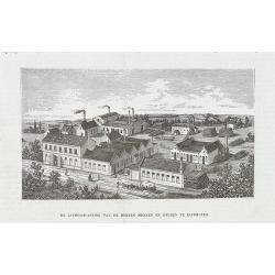De luciferfabriek van de Heeren Mennen en Krunen te Eindhoven.