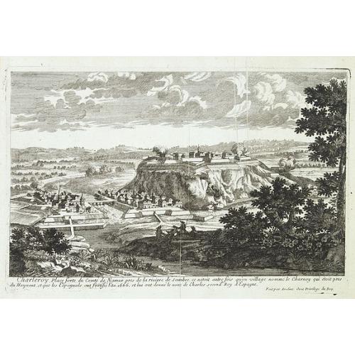 Old map image download for Charleroy place forte du Comte de Namur. . .