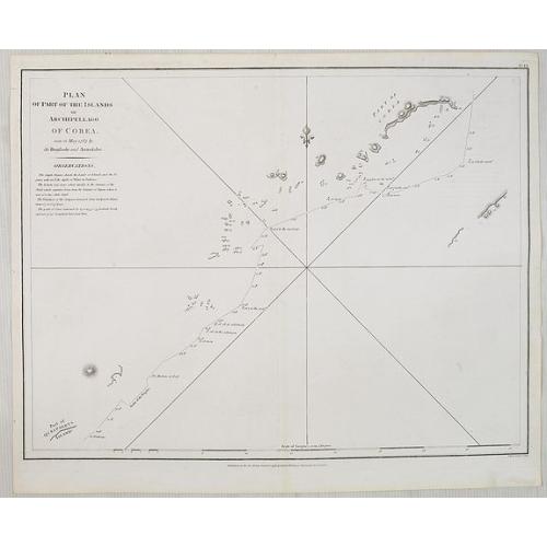 Plan of part of the Islands or Archipelago of Corea.