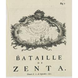 Bataille de Zenta, Donnée le 11 de Septembre 1697.