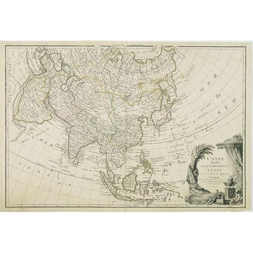 Old map image download for L'ASIE divisée en ses principaux ETATS par le Sr. Janvier, G