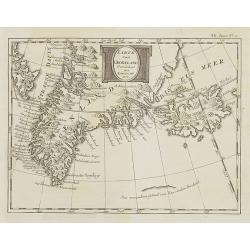 Karte von Groenland gezeichnet von Laurent 1770 . . . XX. Band N°1.