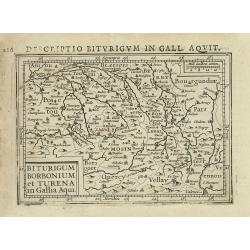 Biturigum borbonium et Turena in Gallia Aqui.