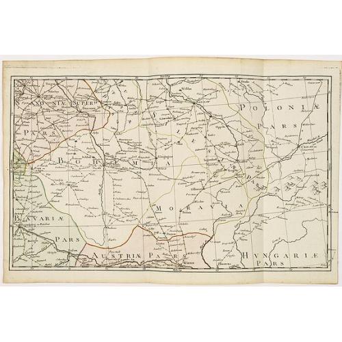 Old map image download for [No title] Carte générale d'Allemagne divisée et numérotée...des postes et autres routes de cet empire.