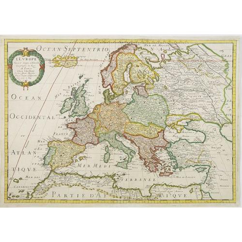 Old map image download for L'Europe