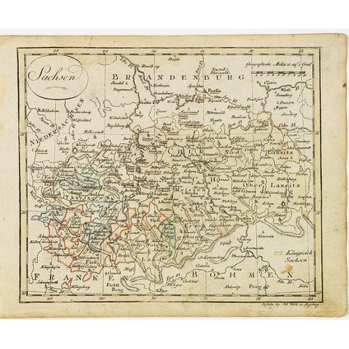 Old map image download for Sachsen.