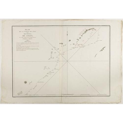 Old map image download for Plan de la partie des Isles ou Archipel de Corée.