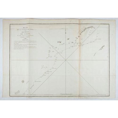 Plan de la partie des Isles ou Archipel de Coree.