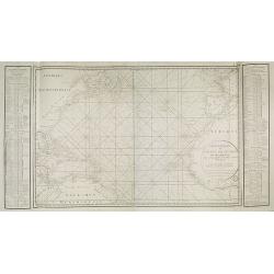 Carte générale de l'Océan Atlantique ou occidental, Dresse au depot general des Cartes Plans et Journaux/de la Marine/en 1786