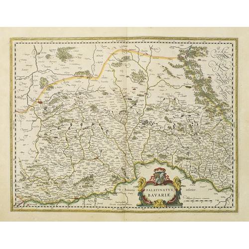 Old map image download for Palatinatus Bavariae.