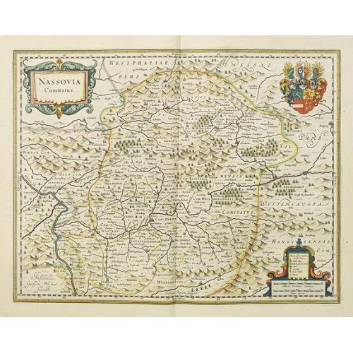 Old map image download for Nassovia Comitatus.