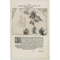 Delineatio Navis Lusitanicae ab Hollandis expugnatae.