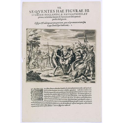 Sequentes Hae Figurae Historiam Hollandicae Navigationis.