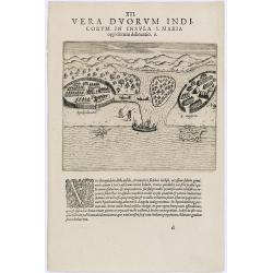 Vera Duorum Indicorum in insula S. Maria.