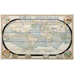 Carte Universelle, signed 'par S.de Caus Ingenieur et Architecte du Roy 1624