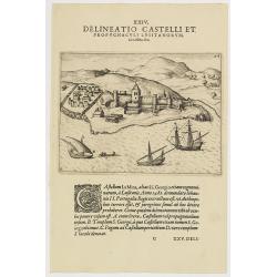 XXIV. Delineatio Castelli et Propugnaculi Lusitanorum, La Mina, &c. (Elmina Castle)