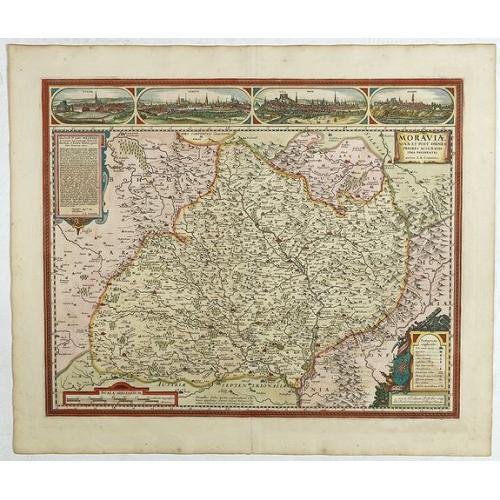 Old map image download for Moraviae Nova et post omnes priores accuratissima delineatio.