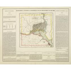 Geographical, statistical, and historical map of the district of Columbia.