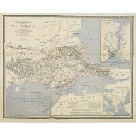 Old map image download for Carte commerciale de la province de Thrace. . .