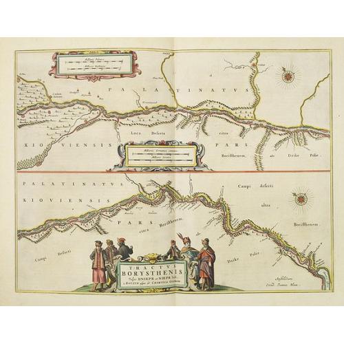 Old map image download for Tractus Borysthenis vulgo Dniepr et Niepr Dicti, à Bovzin . . .