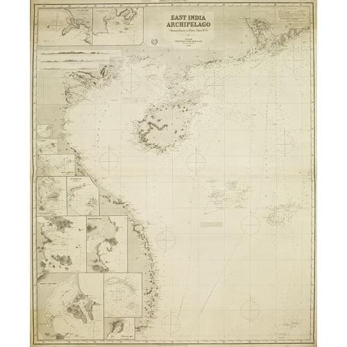 Old map image download for East India archipelago Western route to China, chart No. 5.