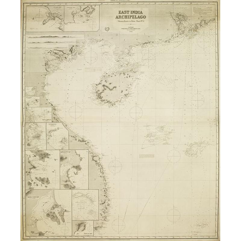 East India archipelago Western route to China, chart No. 5.