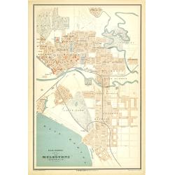 Atlas universel, Plan de Melbourne (Australie).