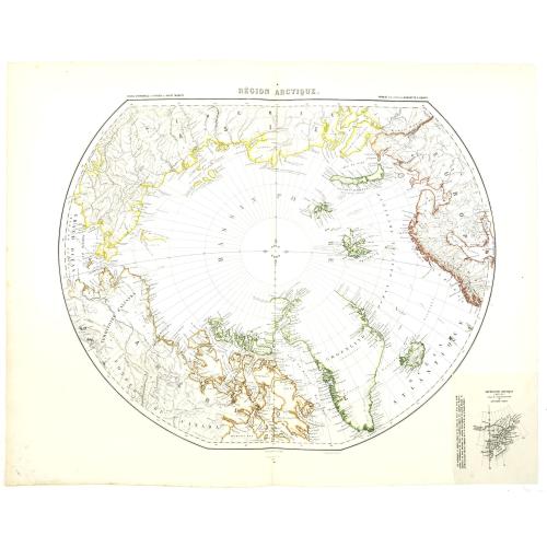 Old map image download for Région arctique.