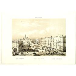 Square of Ste. Domingo. - Plaza de Santo Dimingo.
