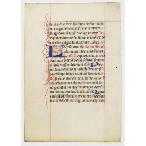 Old map image download for Leaf from a breviary.