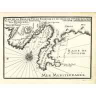 Plan de la Baye de Ville Franche et de celle de St. Souspir.