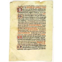 Image download for Leaf on vellum from a antiphonary.