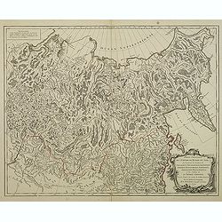 Partie Orientale De L'Empire De Russie En Asie, ou trouvent les Provinces de Jakuckskoy, Kransnojarskoy, Selinginskoy, Ilimskoy, Krasnojarskoy, Narimskoy, Jenisseiskoy, Mangajeiskoy, & c. et les Confins de la Tatarie Chinoise. . . .1750