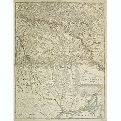 Carte de la Moldavie dressée sur celle du prince Cantimir. . .