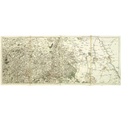 Old map image download for Les environs de Louvain, Tirlemont, . . . Les environs de Limbourg, Bolduc, . . .
