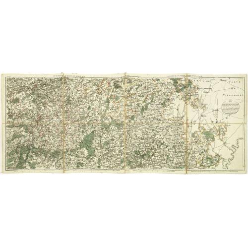 Old map image download for Les environs de Namur, Dinant,. . .Les environs de SPA, Stavelot, . . .