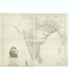 Neueste Karte von Hindostan, Bengalen etc. . .